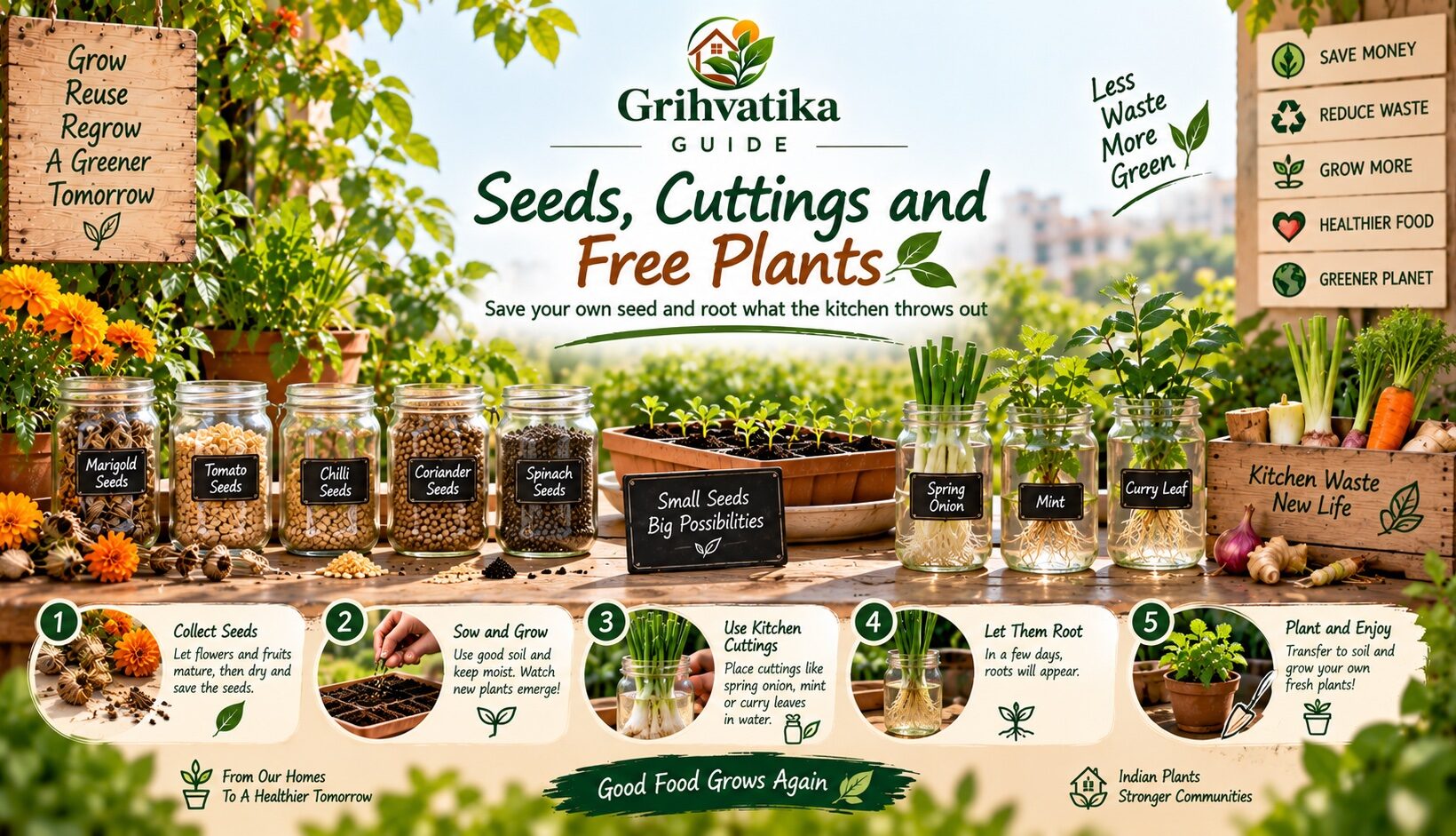 Seeds, Cuttings and Free Plants